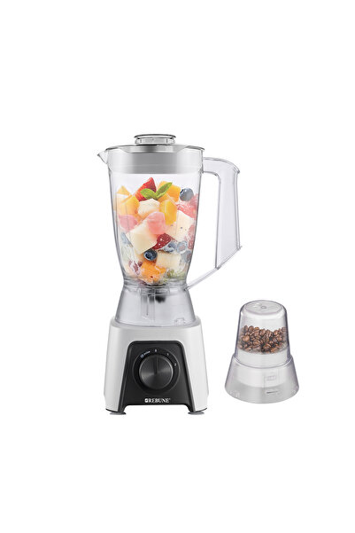 rebune 2-in-1 Electric Blender - 650W, 1.6L | With Spice Grinder for Coffee and Nuts