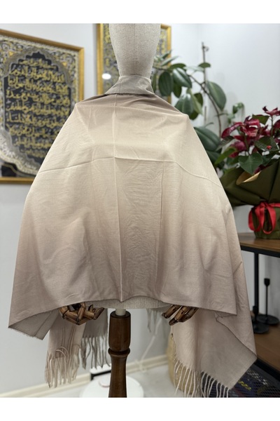 GÜMRÜKÇÜ İthal %100 Yün Cashmere Omuz Şalı Premium Kalite