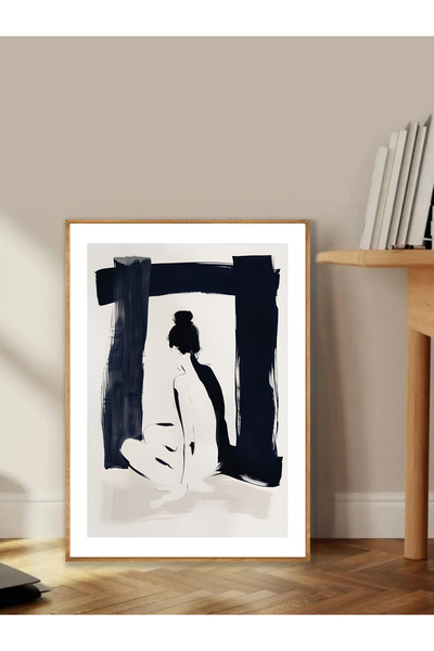 Tuba Decor Tablo dintr-o singură bucată cu rame din lemn pentru sufragerie, sufragerie, bucătărie