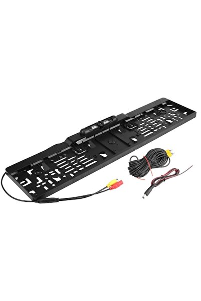 OEM License plate holder with reversing camera, Plastic