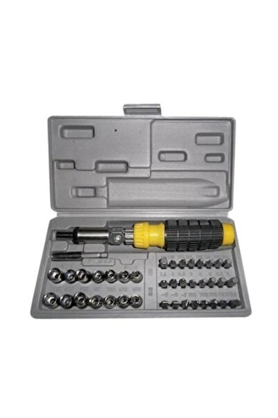 NO BRAND Set de 41 de chei tubulare și biți, oțel inoxidabil