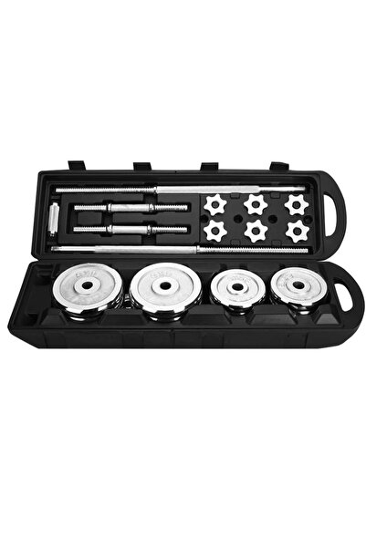 Fitness World مجموعة هوم دمبل حديد للرجال رفع الأثقال صندوق الصلب لسهولة الحم...