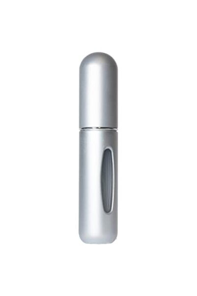 Aerio refillable perfume bottle, 5ml, travel-size, Foggy Silver