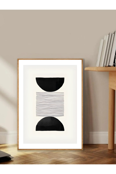 Tuba Decor Tablo dintr-o singură bucată cu rame din lemn pentru sufragerie, sufragerie, bucătărie