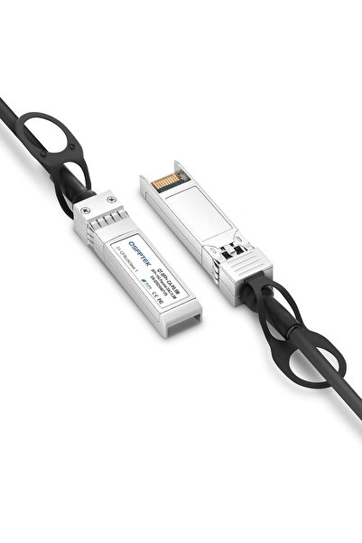 QSFPTEK كابل DAC نحاسي سلبي 10G SFP+ بطول 0.5 متر (SFP+ إلى SFP+)