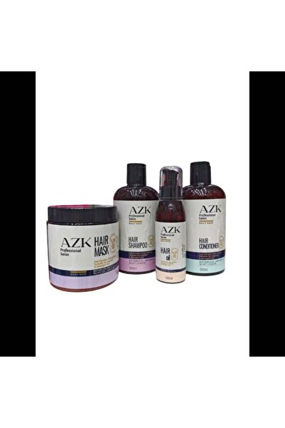 RECAMIER PROFESSIONAL SALON IN Azak Caffeine, Argan Oil & Olive Oil Hair Rebuilding Kit 4-Piece Shampoo 6D 500ml