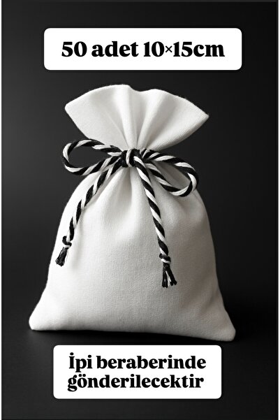 ALASEREN 10×15 سم 50 قطعة كيس قماش خام طبيعي متعدد الأغراض