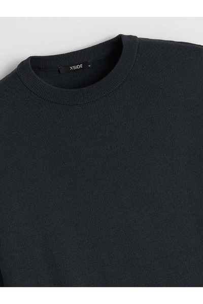 LC Waikiki XSIDE Petrol Bisiklet Yaka Erkek Triko Kazak