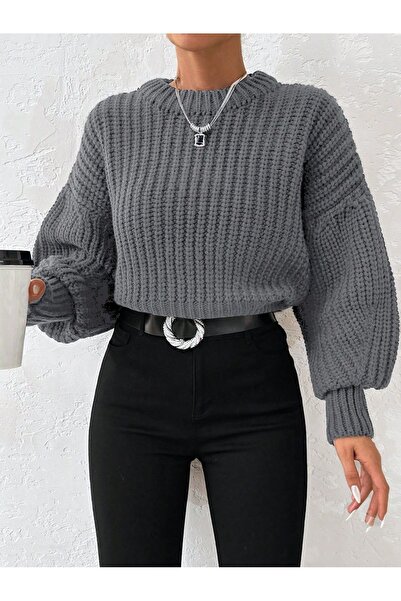 AYZEY Balloon Sleeve Knitwear Sweater