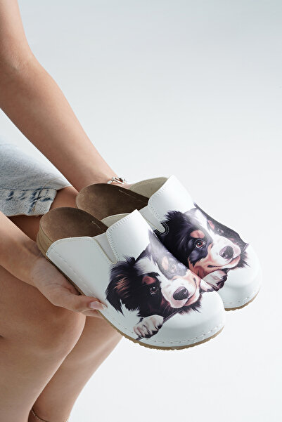 DOGİYE 8127 Cute Dog Printed Sek Comfort Slippers