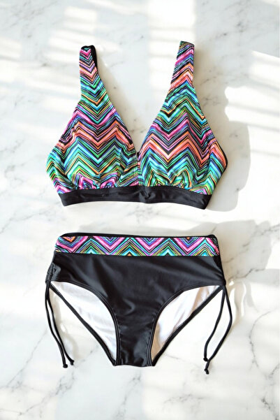 embody Ladies swimsuit, 2 pieces, large size, multicoloured, Mexico