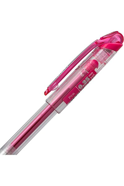 Pentel Slicci Ultra‑Smooth Gel Pen 0.25mm, Assorted Ink, Pack of 8 (BG202BP8M)