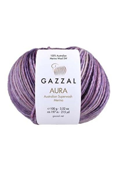 Gazzal Aura Saf Yün Örgü İpliği 100 Gr 168