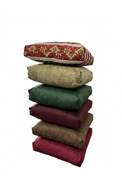 mc.pierobaby Petek önü minder,kanepe koltuk minderi,yer minderi 50x50x10 6 adet