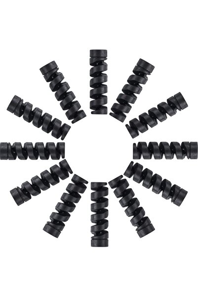 Jetec مجموعة من 24 واقي كابلات سيليكون - واقي كابل USB حلزوني للشواحن وسماعات...