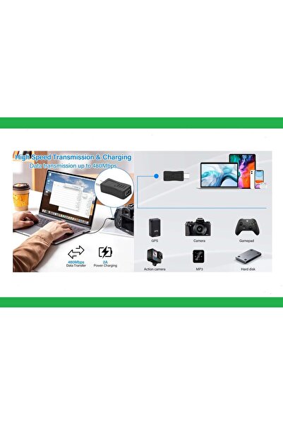 Other محول Eirsinger USB 2.0 Type-C ذكر إلى Mini 5-Pin أنثى، 480 ميجابت في ال...