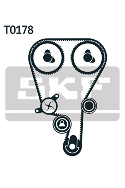 SKF Timing Belt Set Volvo S80 1/XC90 1