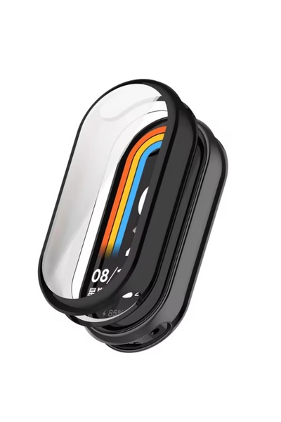 Ekoodukkan Mi Band 9/8 Uyumlu Tam Koruma TPU Silikon Kılıf