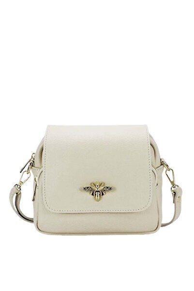 SOFILINE Geantă mică crem din piele naturală B-1502 122