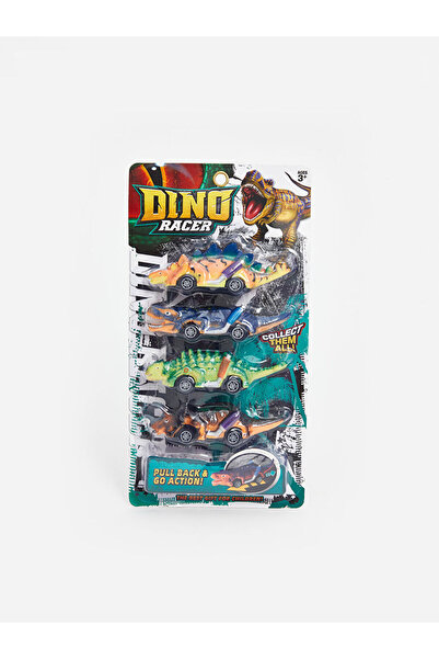 LC Waikiki Sparkling Choices from Shining Store |   Dinosaur Figured Boy's Car Set, 4 Pieces