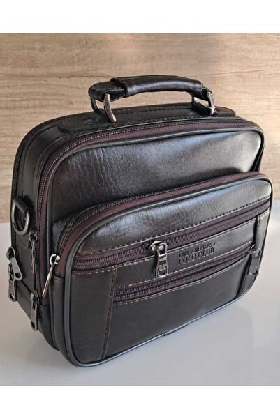 LOS ANGELES POLO CLUB Orta Boy Erkek Kasalı El ve Omuz Çantası (boy 20, en 23, taban 9 cm)