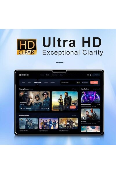 MEGOO Screen Protector for iPad Pro 11" (M4, 2024) - 2-Pack Tempered Glass 9H HD