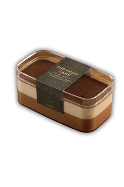 PEMA TEDARİK SERT PLASTİK MİKA TATLI SUNUM KASESİ KAPAKLI 24 ADET TİRAMİSU,SP...