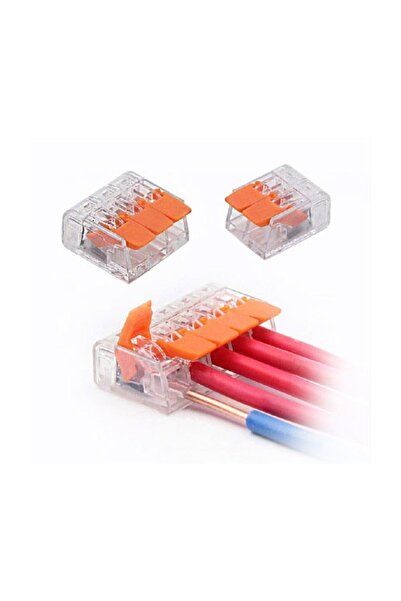 Klaus Orange Cable Connector .4P 32A/450V 4Mm², 50 Pieces, KE44514 (50/60)