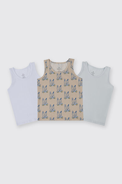 Panço Erkek Çocuk 3'lü Atlet Seti