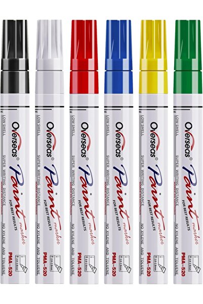 Generic Overseas Paint Markers - 6 Colors