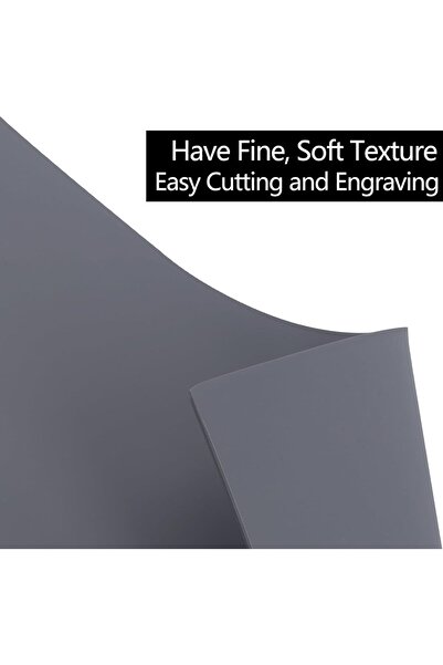 Other A4 Laser Engraving Rubber Sheets for Stamp Making (Dark Gray) - Frddiud