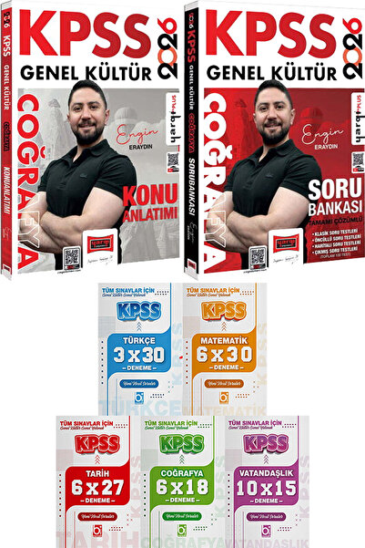 Yargı Yayınları 2026 KPSS Coğrafya Konu Anlatımı ve Soru (Engin Eraydın) - 5 ...