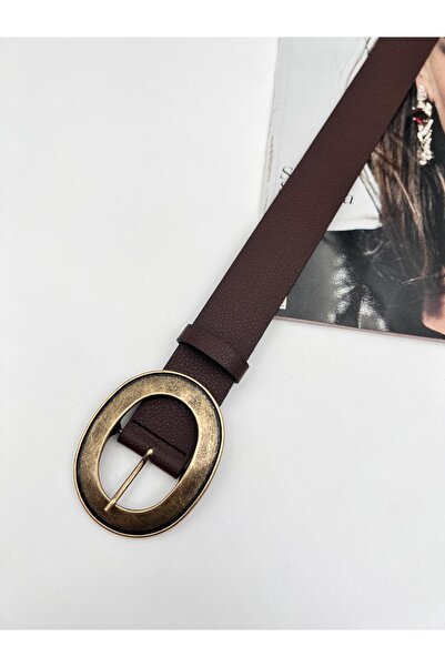 Mynoa Women's Belt with Antique Buckle, Jacket Belt, Trouser Belt.