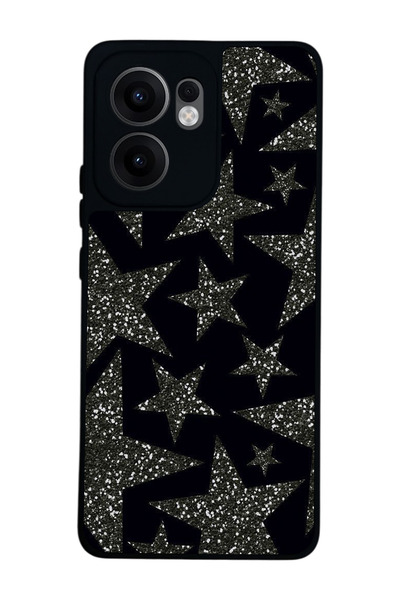 OPPO Reno 13F Mat Uyumlu Siyah Kılıf – Yumuşak Silikon, Koruyucu, Şok Emici Kapak