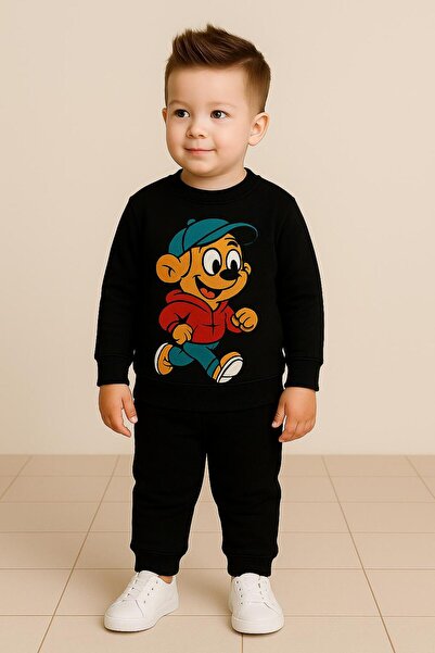 playwear Hanorac drăguț cu imprimeu ursuleț de pluș, design confortabil și el...