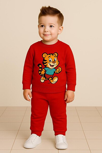 playwear Hanorac imprimat HAPPY TIGER / Design confortabil și elegant / 3 4 5...
