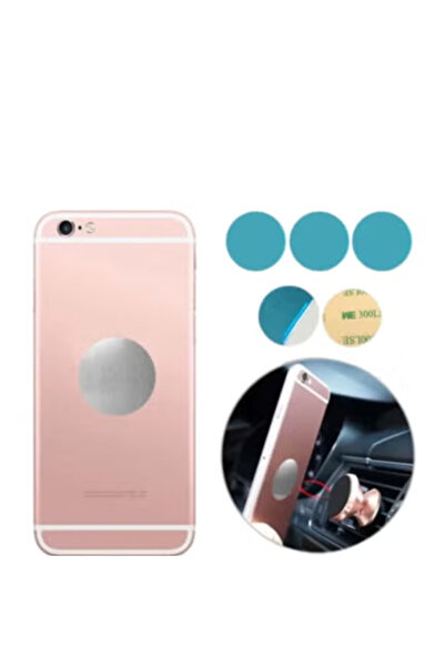 Fstyle عدد 5 قطع لاصق مغناطيس بديله للهاتف متوافقة مع حامل الجوال بالسيارة