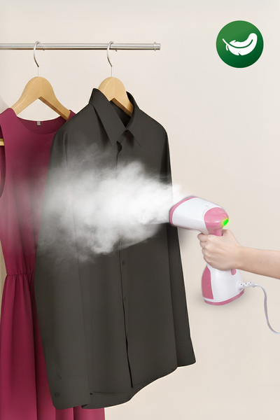 Generic New Generation Ksi 6450 Portable Steam Anti-Wrinkle Vertical Iron 1200W - Pink