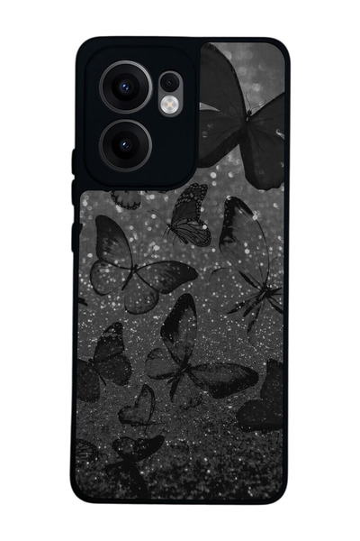 OPPO Reno 13F Mat Uyumlu Siyah Kılıf – Yumuşak Silikon, Koruyucu, Şok Emici K...