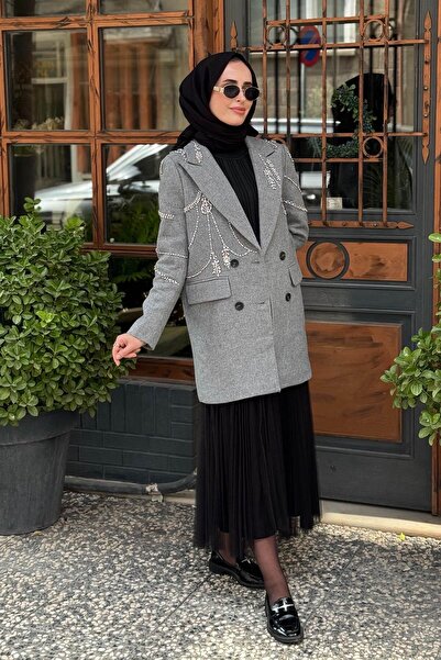 Moor سترة 25W6062 رمادية