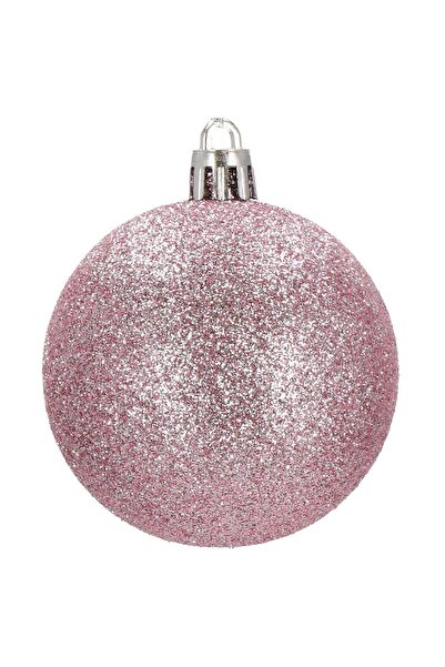 SERSIMO Set globuri de Crăciun, 20 piese, 3 modele, 4 cm, roz