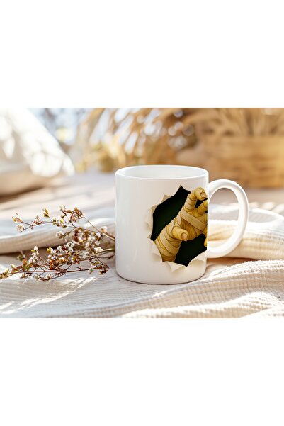 Beramussa كوب على شكل يد مومياء ثلاثي الأبعاد - كوب بتصميم ذو تأثير عميق بطاب...