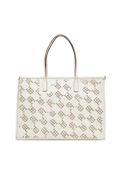Tommy Hilfiger Th Aw0Aw17501 Th City Tote Mono Women's Bag