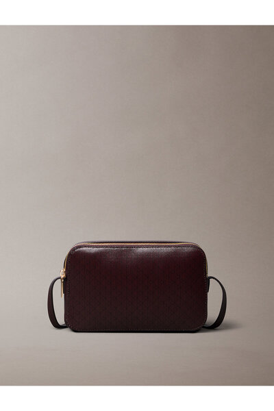 Calvin Klein Allover Monogram Logo Camera Bag