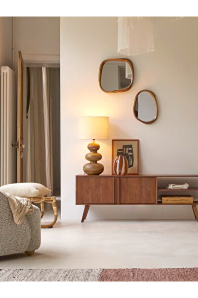 Creawood Nil Masif Ahşap Tv Ünitesi, Medya Konsolu