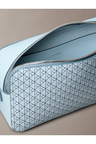 Calvin Klein All-Over Monogram Logo Camera Bag