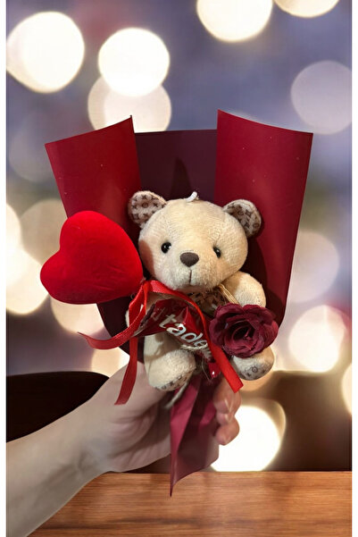 marimari Sevimli Ayıcıklı Buket Romantik Hediye sevgiliye , Kız Arkadaşa