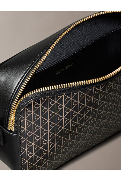 Calvin Klein All-Over Monogram Logo Camera Bag