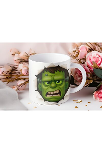 Beramussa كوب فرانكنشتاين ثلاثي الأبعاد - تصميم وجه الوحش الأخضر بتأثير عميق ...