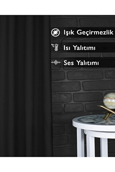 Siyah Blackout Işık Geçirmez Düz Güneşlik